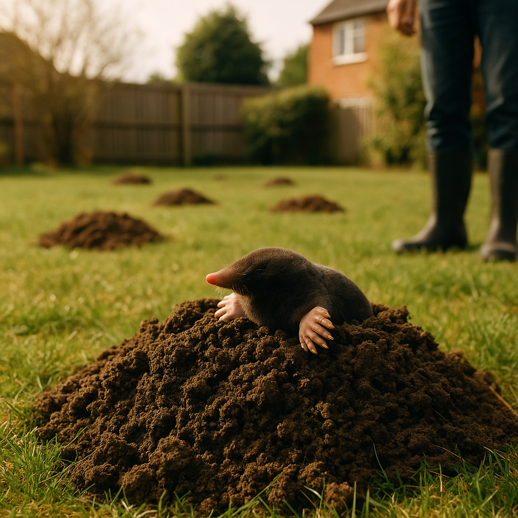 Muldvarpeskud i haven: hvorfor det sker og hvad der virker